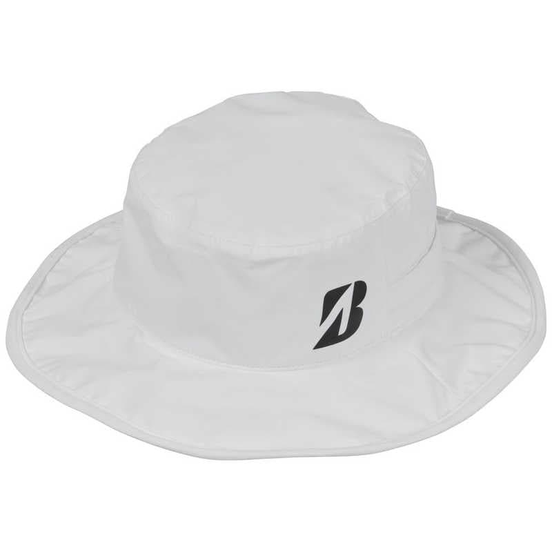 ブリヂストン　レインハット メンズ 水神 (フリーサイズ約56～59cm/ホワイト)　CPG24TWH