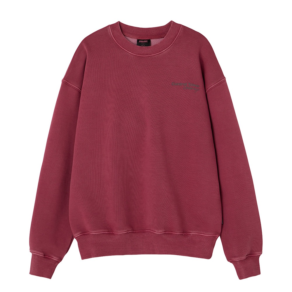 CONTROL TOWER Pigment Oversized T-Shirt Pink