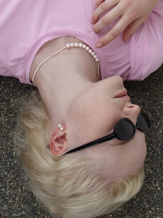 The mixed pearl necklace 韓国コスメ 韓国ブランド レディースファッション アクセサリー ピアス 指輪 イヤリング 韓国人気 アイドル