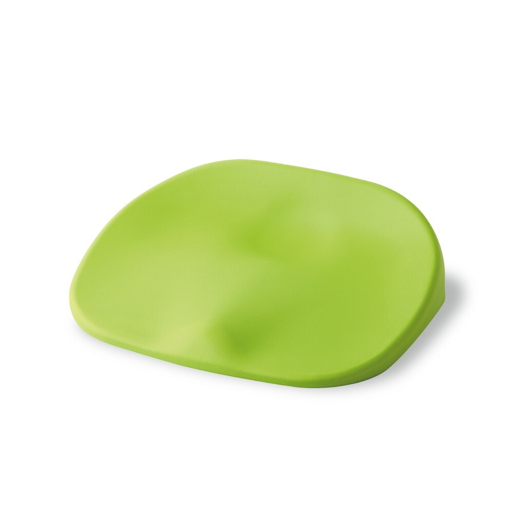 （まとめ買い）リビガク まっすぐ姿勢ですくすくッション キッズ チェアクッション グリーン LV-4139-G [x3]