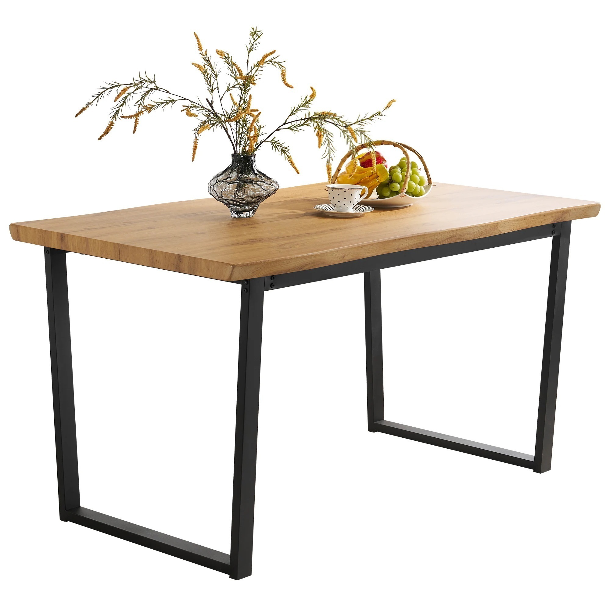 【国内へ発送&送·料·無·料】【テーブル単品販売】ダイニングテーブル 食卓 2人用 4人用 おしゃれ 組み立て非常に簡単 幅140cm ヴィンテージ風 ハイエンド ソリッド モダン 客用 書斎用 シン 23,003円