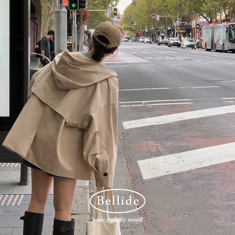 [MADE] ハーフトレンフードチジャケット jk1127