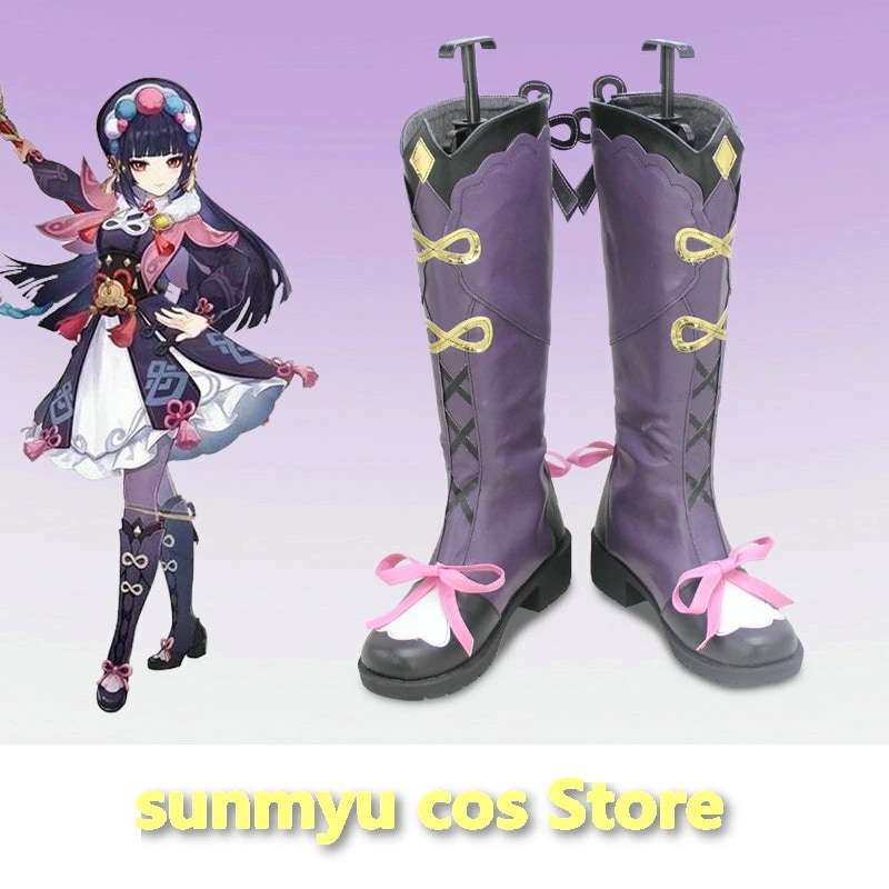 原神 げんしん YunJin 雲菫 うんきん コスプレ靴 ブーツ