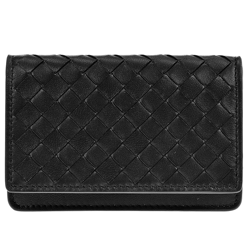 BOTTEGA VENETA 174646-V001N-1000 ボッテガヴェネタ 名刺入 ラムレザー ブラック