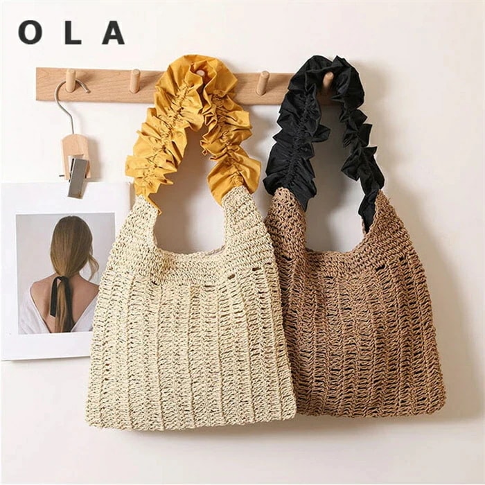 【20点セット】かごバッグ 大きめ A4 大容量 レディース きれいめ 夏 春夏 肩掛け 草編みバッグ バスケットバッグ 手提げバッグ バッグ かばん 夏バッグ かご ママバッグ 肩掛け トート 夏素