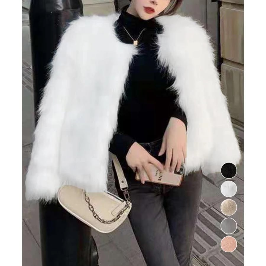 即纳エコファーコート ファージャケット 冬服
