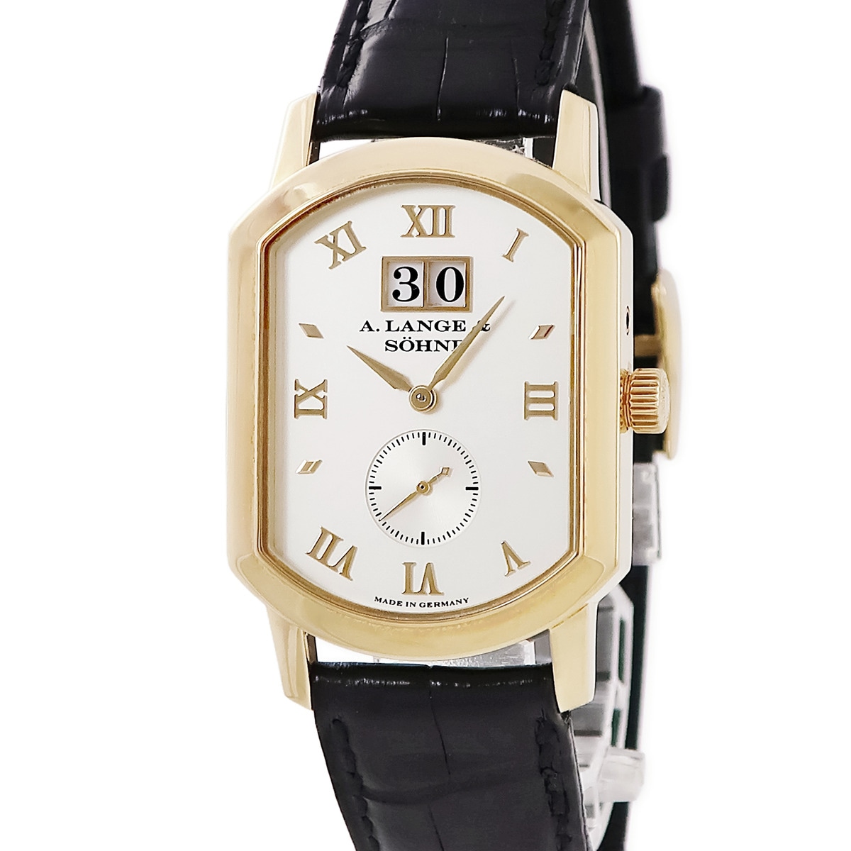 グランド アーケード 106.021 手巻き メンズ K18YG無垢 ローマン ラージデイト スモールセコンド 3年保証