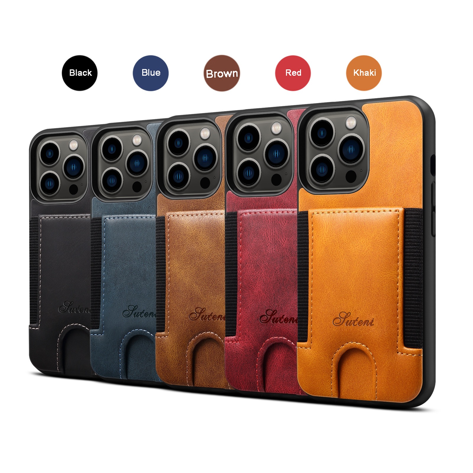 iPhone13ProMaxに適用可能 【驚きの値段で】 多機能スマホケース カードフォンケース 男性に人気 財布
