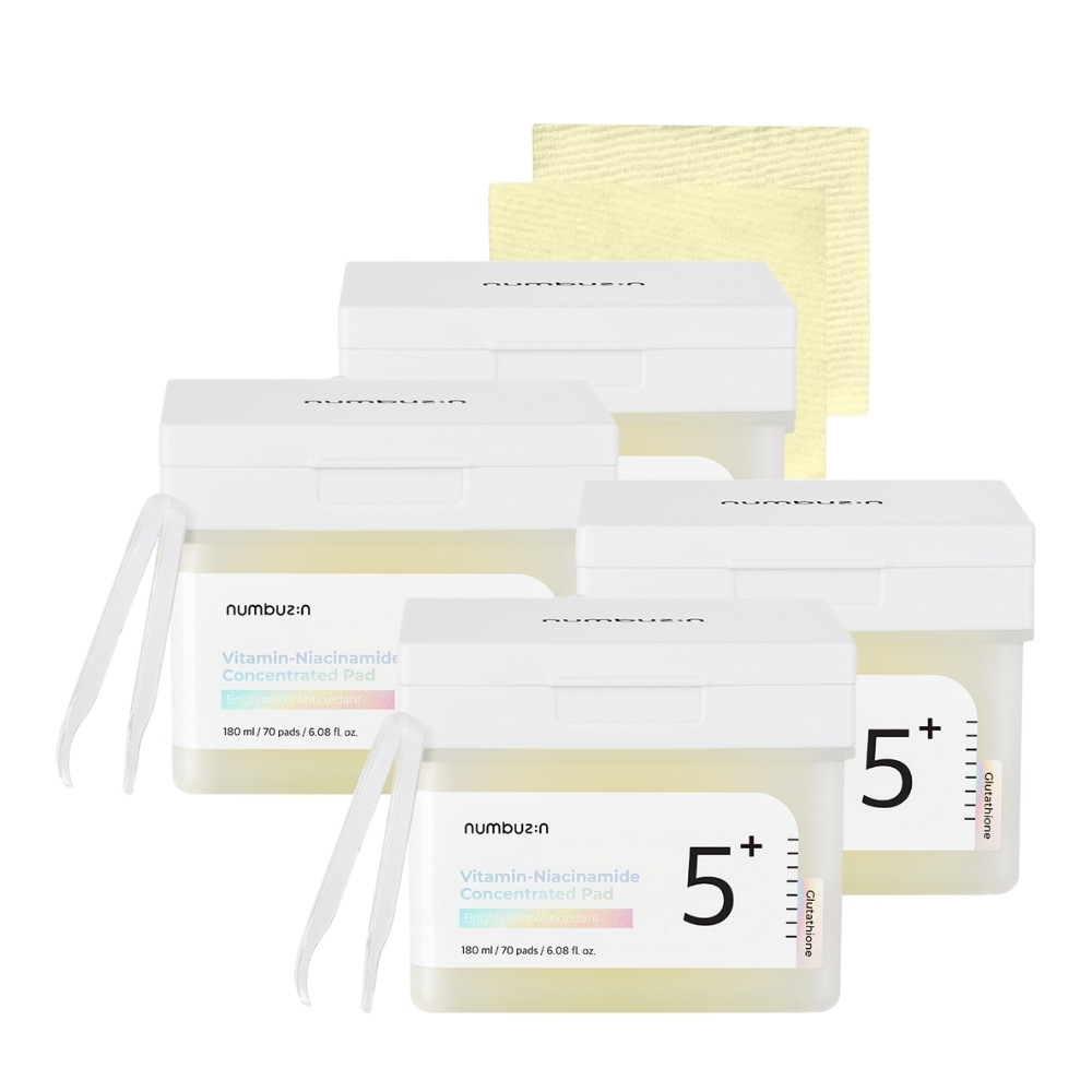 【ふき取り＋保湿ケア】白玉グルタチオンC フィルムパッド 180ml 70枚×4個セット