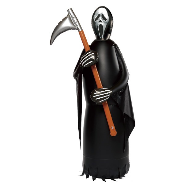 エアPOPロッキングスマイリーゴースト H180×W60×D60cm　/　ハロウィン パンプキン 造花 POP 飾り 販促 イベント 装飾