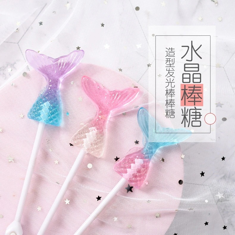 2個で3oo円OFF!光るロリポップクリスタルキャンディユニコーンKtvスナック