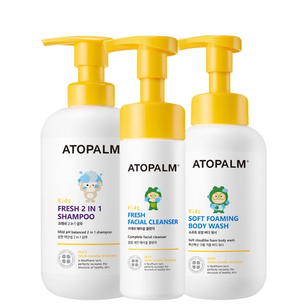 アトパム キッズ クレンジング 3点セット(2) (シャンプー+ボディ+クレンザー) 5,781円