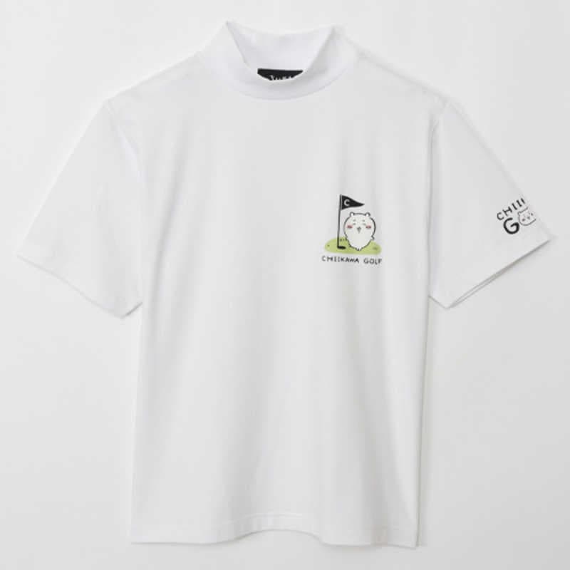 ちいかわGOLF　男女兼用 ちいかわゴルフ モックネックTシャツ ちいかわグリーン [ユニセックス /Lサイズ] ホワイト 【返品交換不可】　2409-CKG037WH04