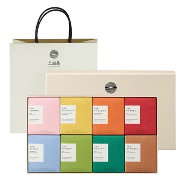 オソロック プレミアムティー セット ギフト 緑茶 ブレッドティー チェジュTea 8種類ｘ5ea