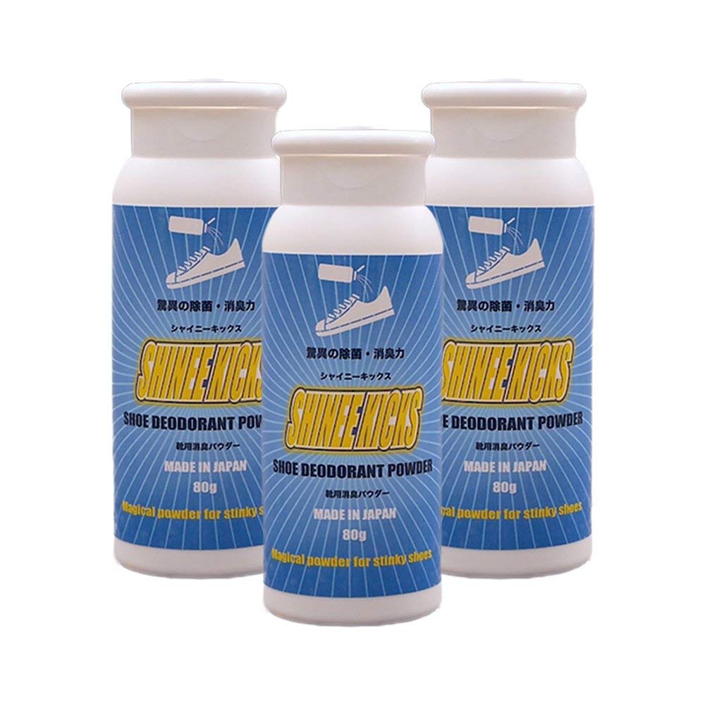 3個セット 靴消臭パウダー シャイニーキックス 靴 消臭 パウダー 粉末 靴消臭剤 大容量80g 5,023円