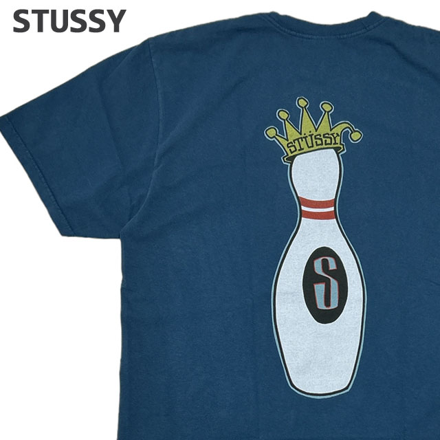 ステューシー STUSSY KINGPIN PIG.DYED TEE ピグメント ダイ スケート ストリート エイトボール ストックロゴ ストゥーシー スチューシー 200-009454-047