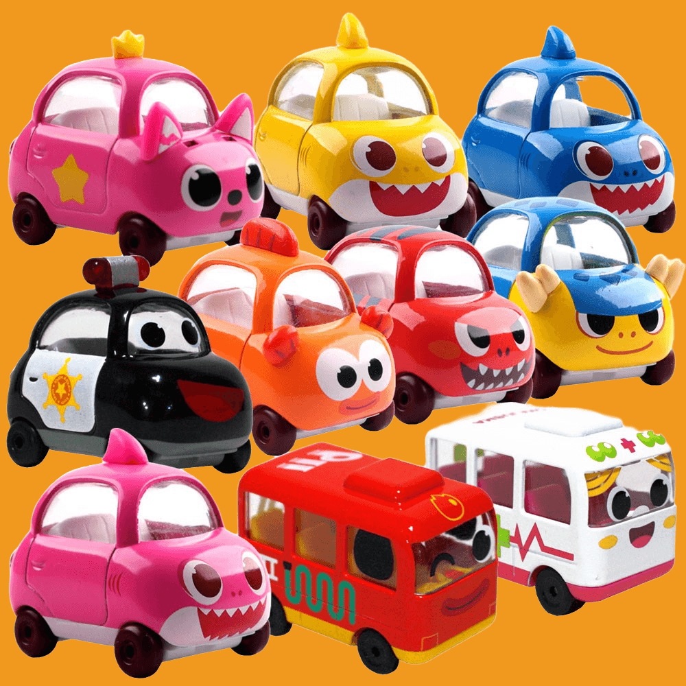 【正規品・韓国人気】ピンクフォン カミカ ミニカー 10種セット プレゼント