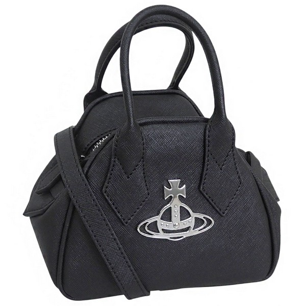 ヴィヴィアンウエストウッド バッグ レディース 2WAY ショルダーバッグ ハンドバッグ ブラック SAFFIANO MINI YASMINE 45030009S000BN401 VIVIENNE W