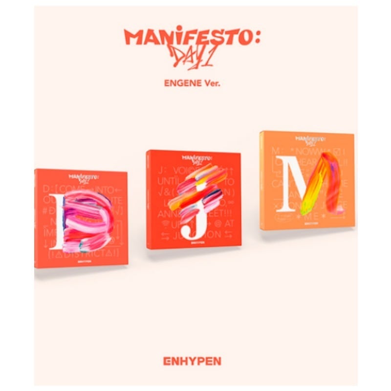 [予約] ENHYPEN-MANIFESTO:DAY 1 ENGENE ver.(Set)