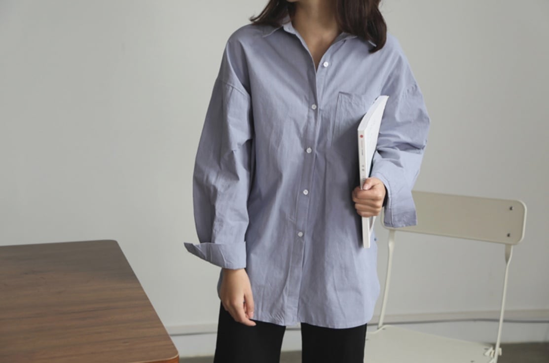 ワイドシルエットブラウス 0096t