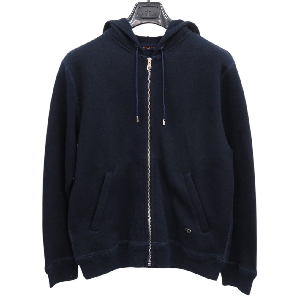 美品 トラベルジップアップフーディー 1A3LW9 アウターその他 コットン/ナイロン ブルー デュル LV 0298【中古】 メンズ
