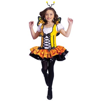 コスプレ 仮装 バタフライプリンセス 子供用 M 【 コスプレ 衣装 ハロウィン 仮装 コスチューム 子供 妖精 パーティーグッズ 蝶々 フェアリー こども キッズ 子ども用 ちょうちょ 】