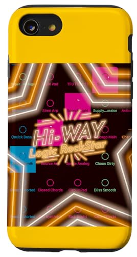 Hi-Way Official Album Artwork Original Design Speed Star スマホケース iPhone SE (2020) / 7 / 8 用