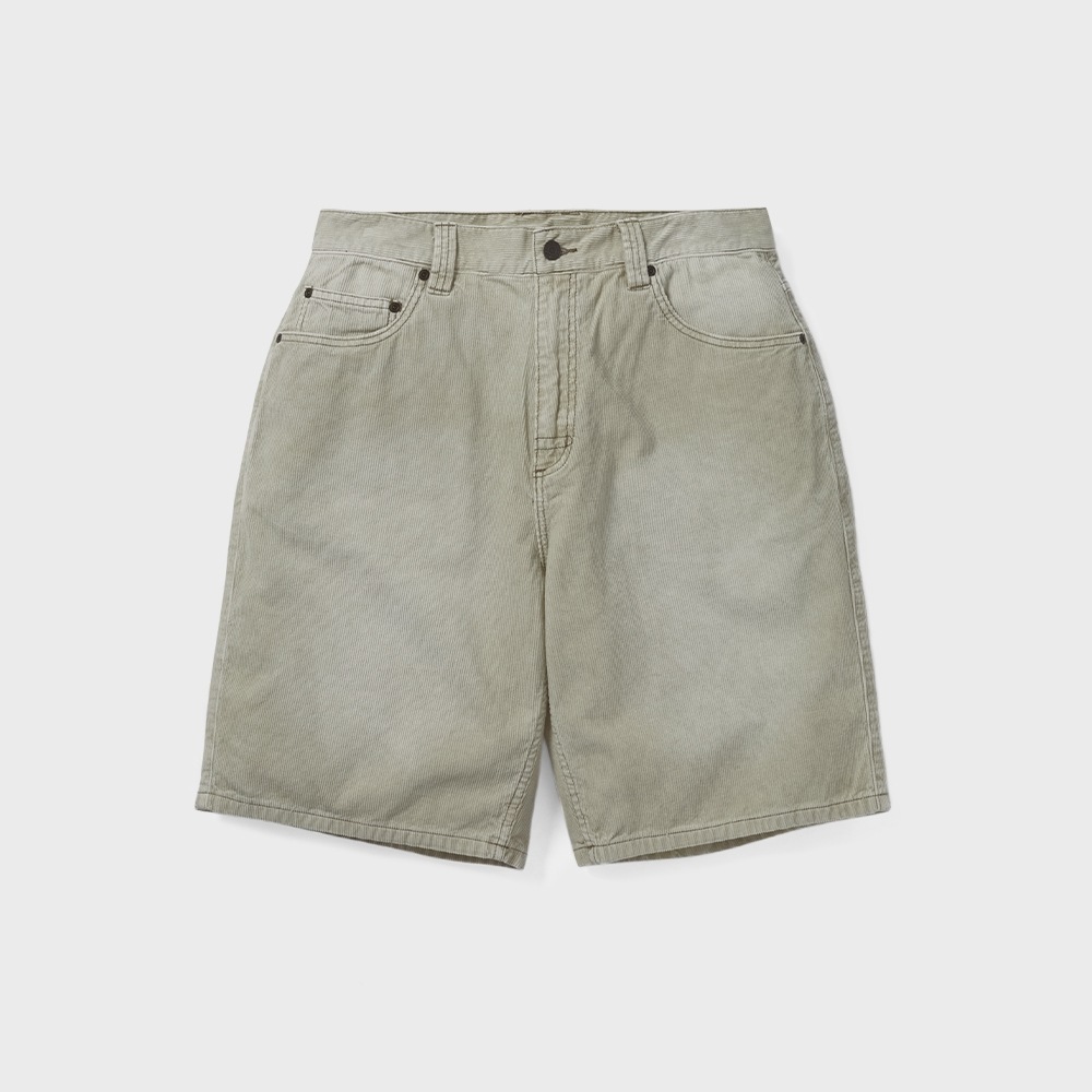 ディス・イズ・ネヴァー・ザット・オーバーダイド・コーデュロイ・ショートベージュ