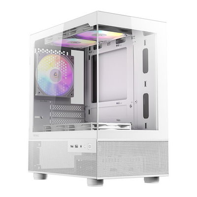 他サイト： CX200M RGB Elite White ホワイト ミニタワーPCケースの商品画像