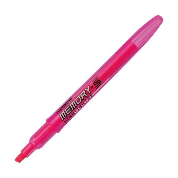 （まとめ） モナミ 蛍光ペン MEMORYSHIGHLIGHTER 桃 18408 1本 300セット