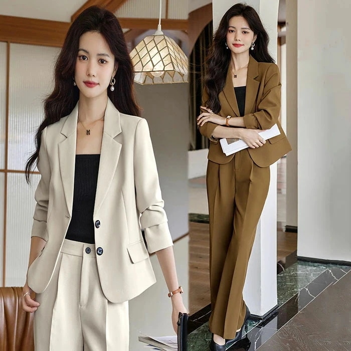 スーツ レディース パンツスーツ スーツセット レディーススーツ ビジネススーツ セットアップ ジャケット パンツ 2点セット フォーマル セレモニー 通勤 OL 無地 シンプル 入学式 卒業式 ママ
