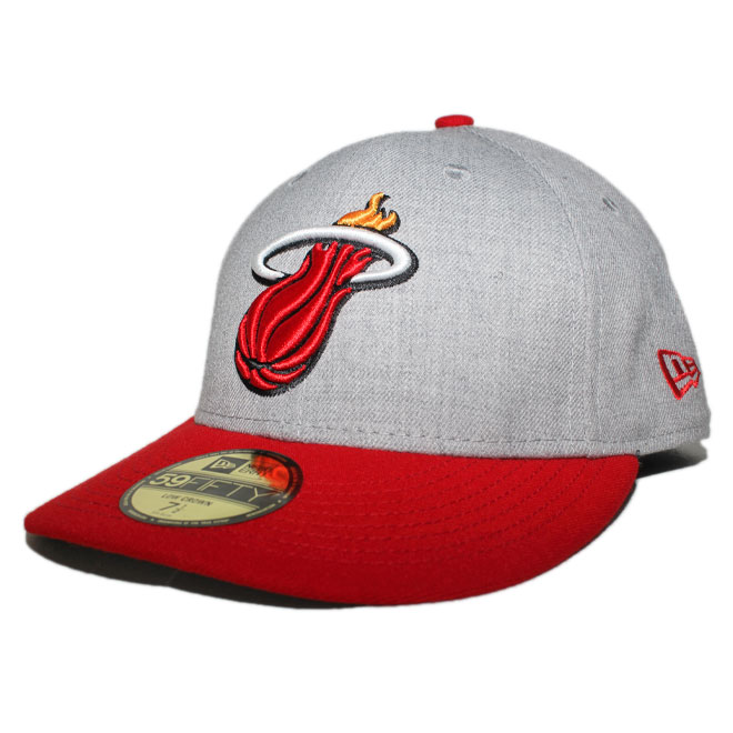 ベースボールキャップ 帽子 59fifty メンズ レディース NBA マイアミ ヒート 6 3/4-8 1/4