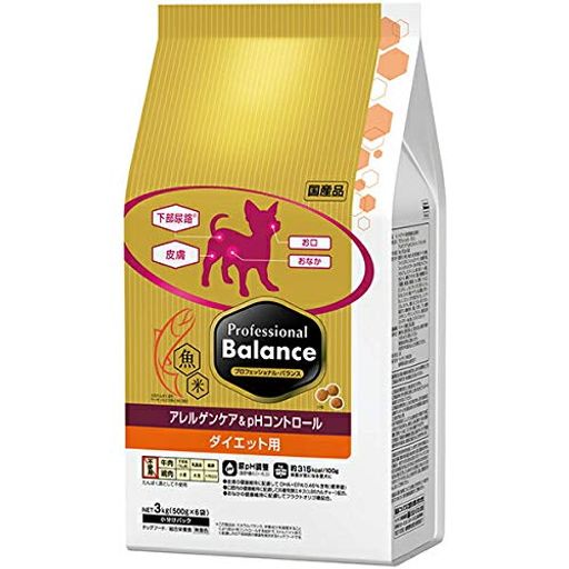 ペットラインプロバラ プロフェッショナルバランス アレルゲンケア&PHコントロール ダイエット用 3KG