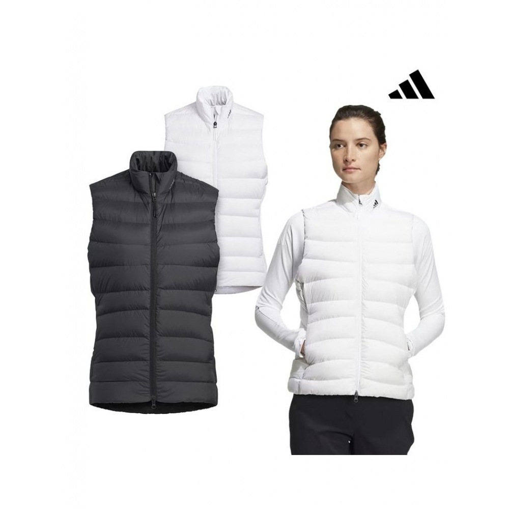 アディダス女性用グースダウンベスト_HN4576/HN4577