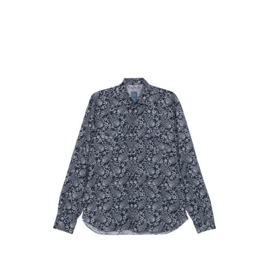 BARBA Men Shirts 54055 0001 BLUE GREY