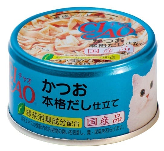 （まとめ買い）いなばペットフード CIAO ホワイティ かつお 本格だし仕立て 85g A-89 猫用 [x24]