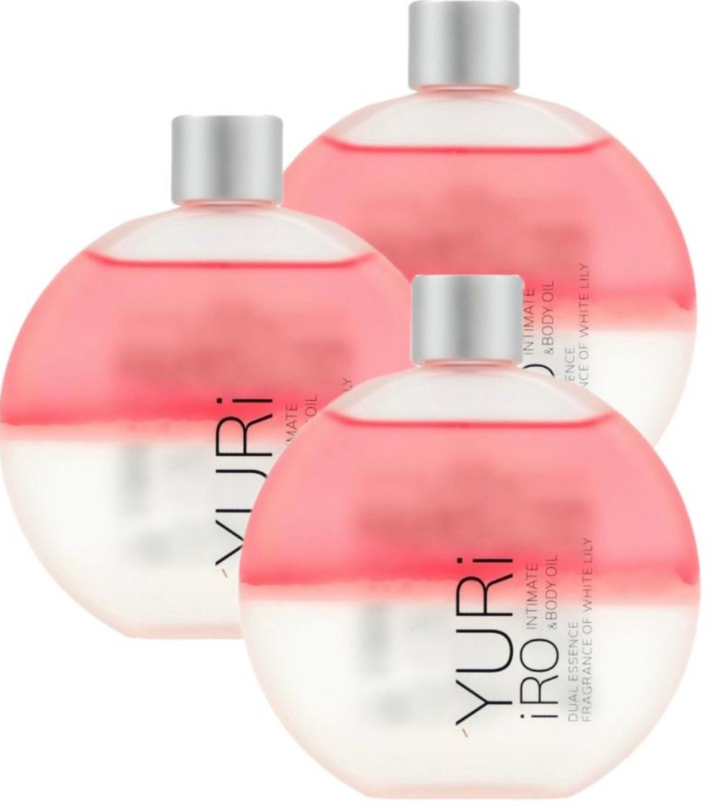 YURI デュアルエッセンスボディオイル 100ml YURiiRO【3個】ピンク
