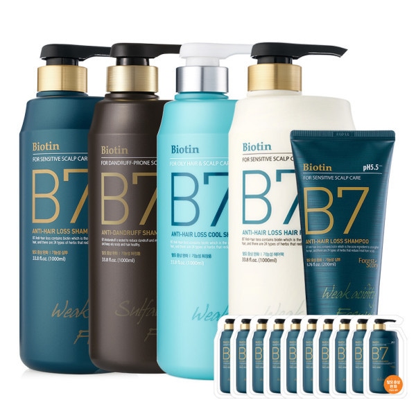 (+10%クーポン) B7 弱酸性脱毛シャンプー 超特価 1000ml+1000ml+200ml+シャンプー10枚 / BEST コレクション展 フケ クール ヘアパック