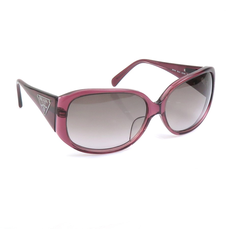 プラダ PRADA サングラス プラスチック パープル シルバー レディース e60526g