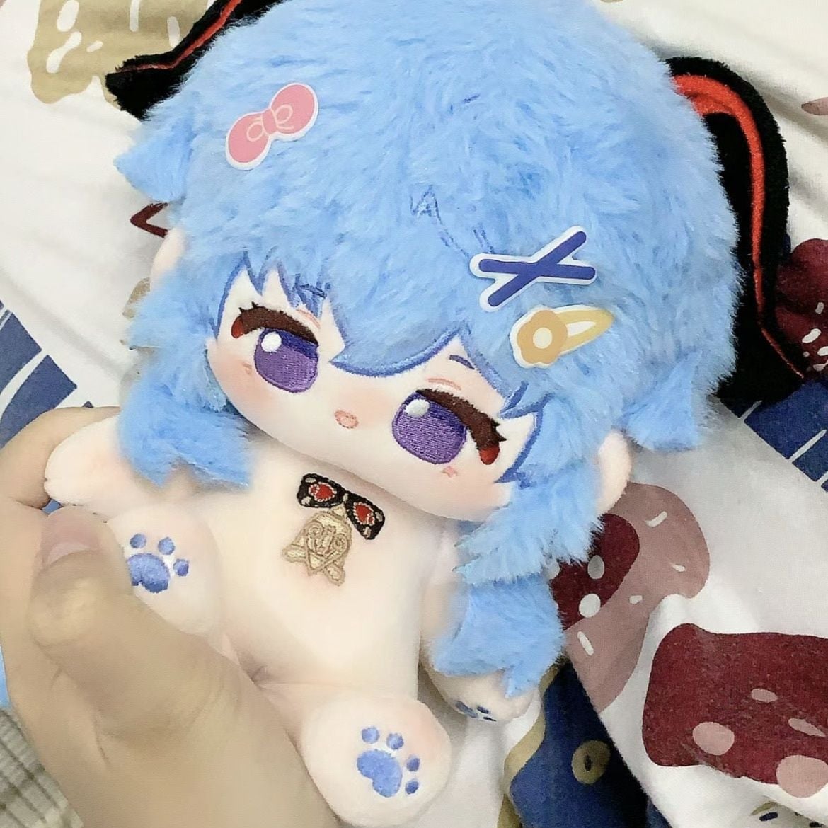 甘雨（カンユ）キャラクターの甘梅糖cmコットン人形ゲーム周辺グッズかわいい少女向け人形ギフト