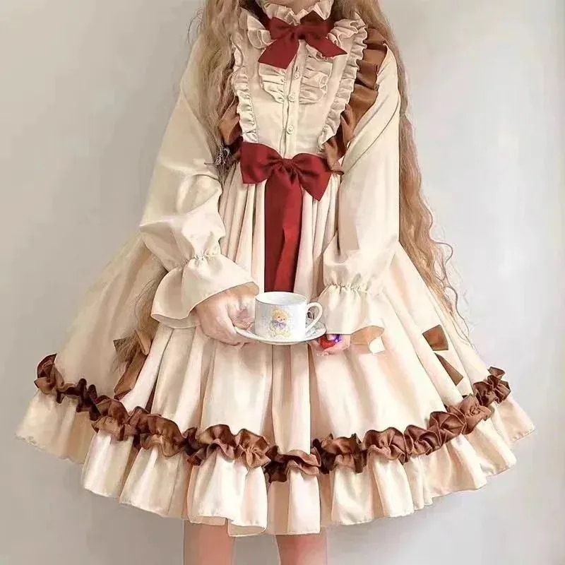 コスプレ ドレス ロリータ 人气新作 コスプレ 花火大会 ワンピースワンピース OPレトロかわいいワンピースかわいいコスプレ服 2025