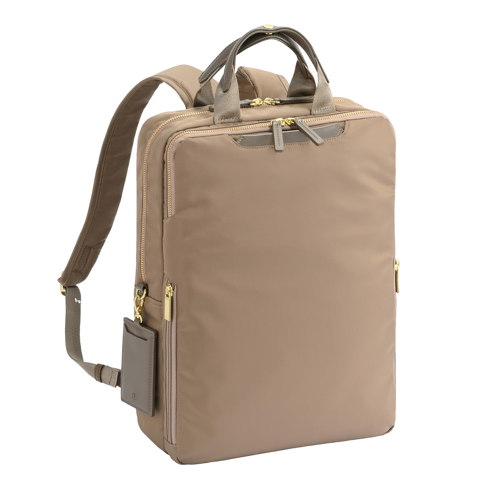 [エースジーン] リュック フィッテム A4ファイル 14.0inchPC収納 No.68682 レディース ベージュ H39×W28×D11cm