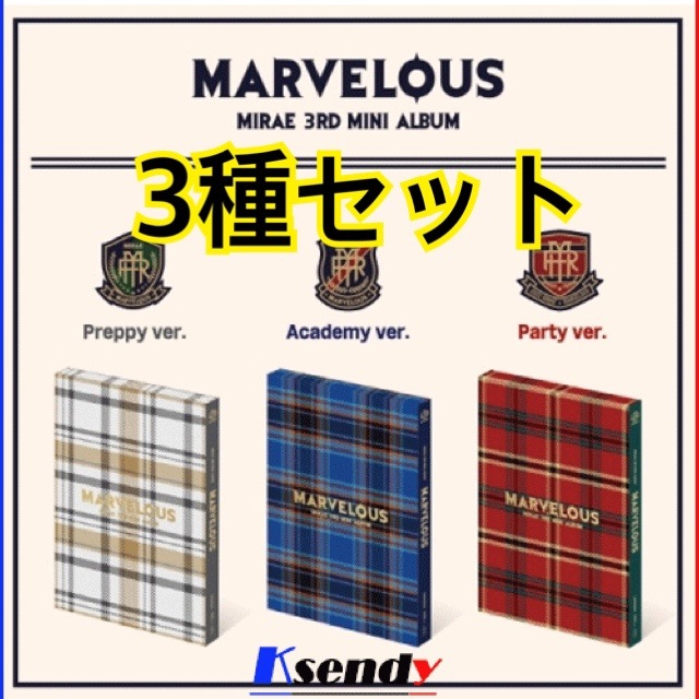  MIRAE Marvelous 3RD 3 KPOP CD Www 