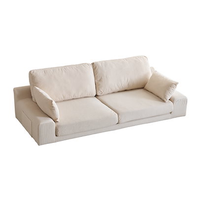 2人掛けソファベッド フロアソファ コンパクト 幅約167cm ローソファ