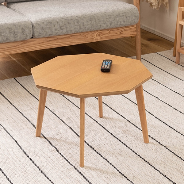 MTK-325NA ナチュラル オクタゴンテーブル メーカー直送