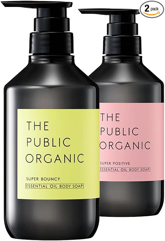 ザ パブリック オーガニック ボディソープ 本体ボトル 2種類 セット 【ス