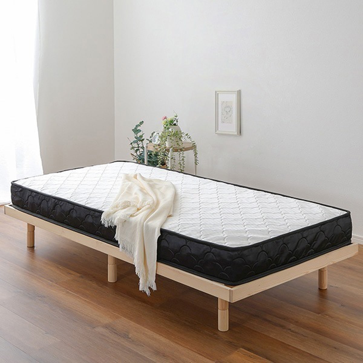 特許技術の圧縮梱包 ポケットコイルマットレス シングル