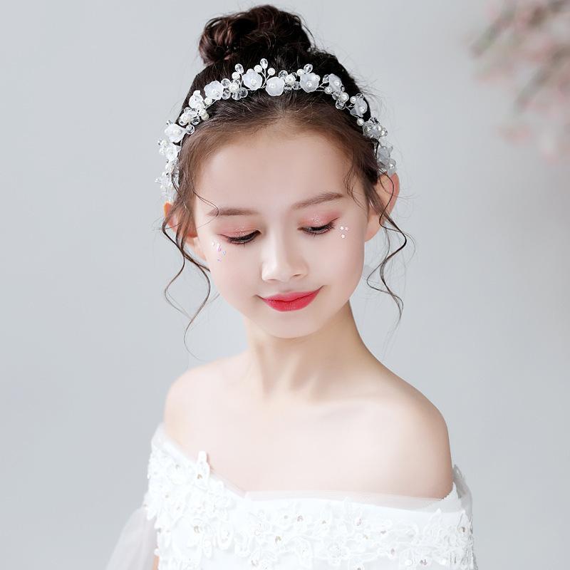 結婚式 かわいい フラワークリップ 品物を厳選する子供 フラワーガール 七五三 パール ヘアアクセサリー ヘッドドレス 髪飾り 発表会 パーティー フォーマル雑貨小物子供用アクセサリー