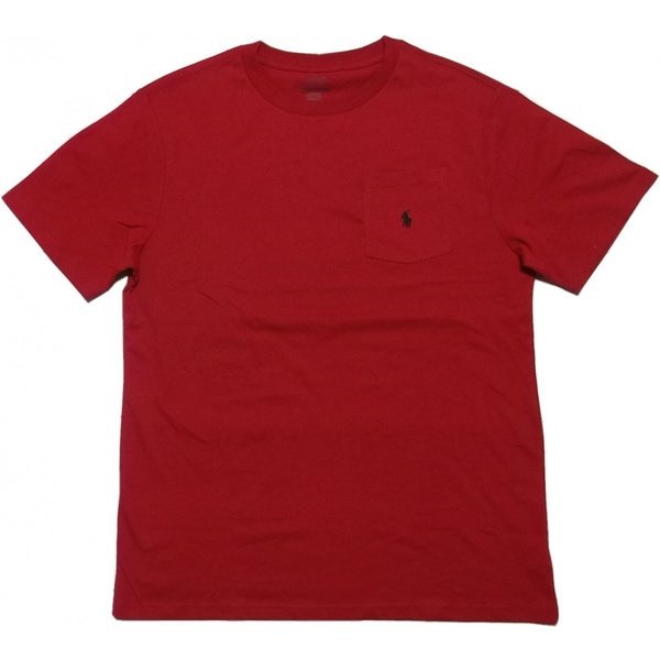 ボーイズサイズ 半袖 ワンポイント Tシャツ レッド boys PR2-1152