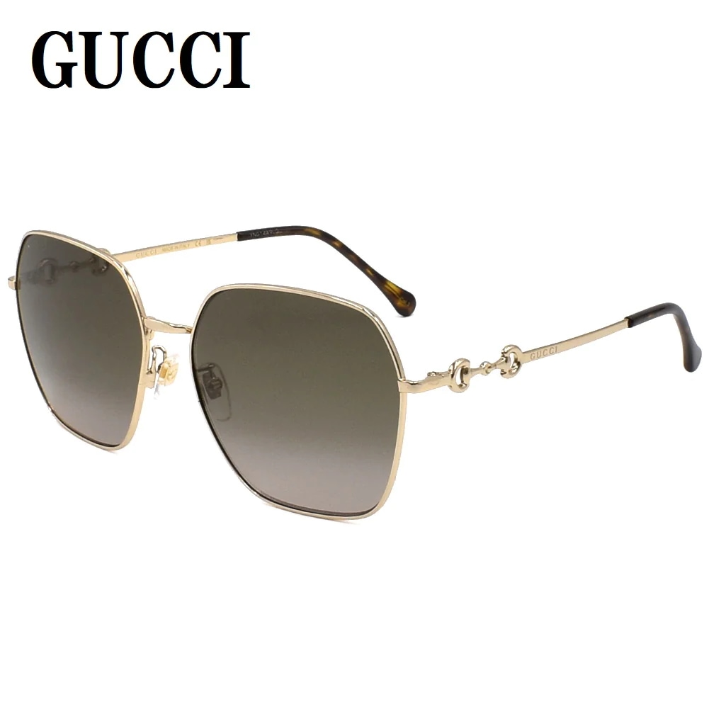 国内正規品 GG0882SA 002 サングラス アジアンフィット アイウェア 眼鏡 UVカット 紫外線カット ブラウン ゴールド